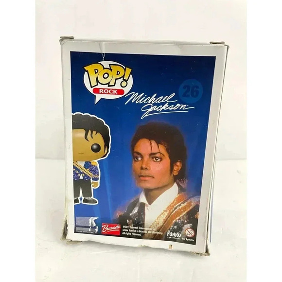 Funko Pop Michael Jackson w/Glove #26 Original Damaged Box Not Mint - Picture 2 of 5